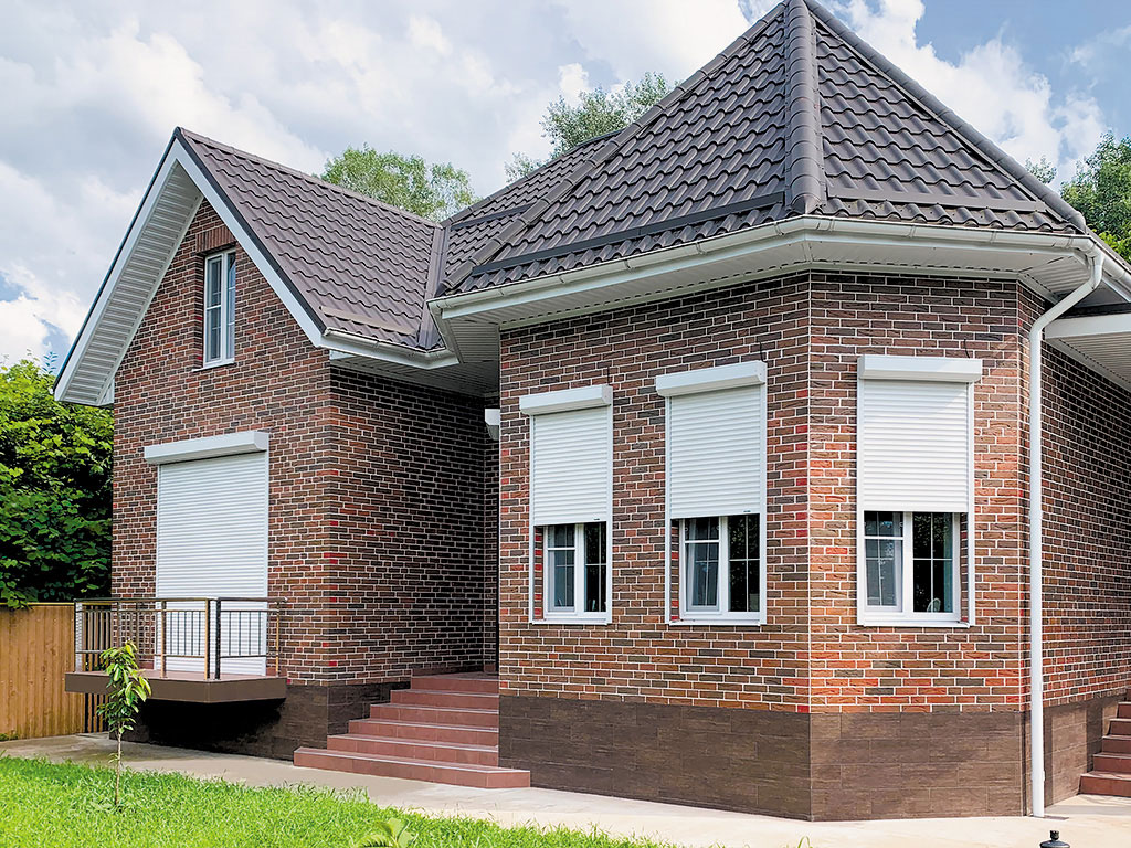 Рольставни оконные в частном секторе