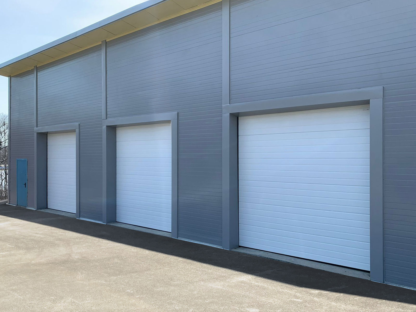 Гаражные секционные ворота RSD02, дизайн – «доска»