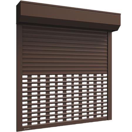 Уличные и гаражные рольворота из одностенного экструдированного профиля RHE84M / RHE84GM