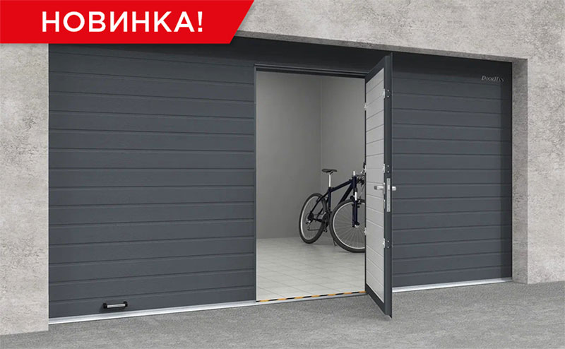 Окантовка врезной калитки цвета антрацит — новый уровень эстетики