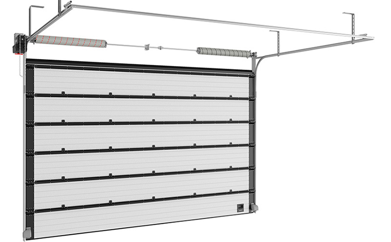 Для промышленных секционных ворот серий isd01 и isd02 теперь доступна комплектация в черном цвете