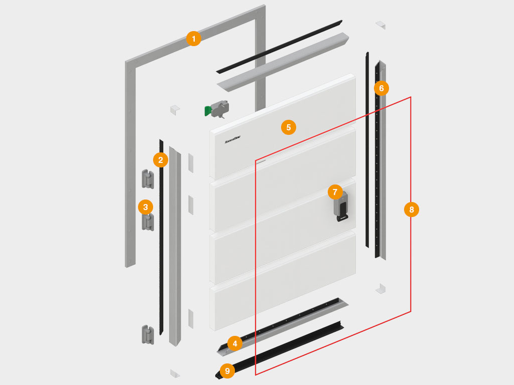 Конструкция дверей