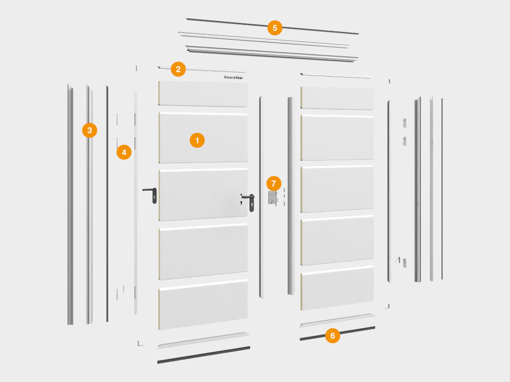 Конструкция дверей